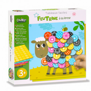 Tvorenie z filcu Na farme 3+