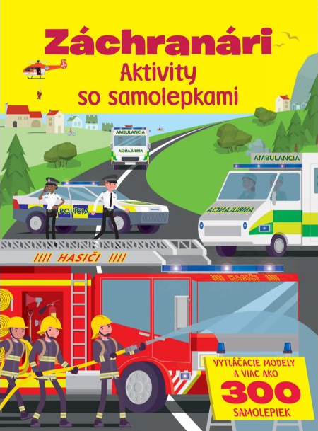 Záchranári - Aktivity so samolepkami