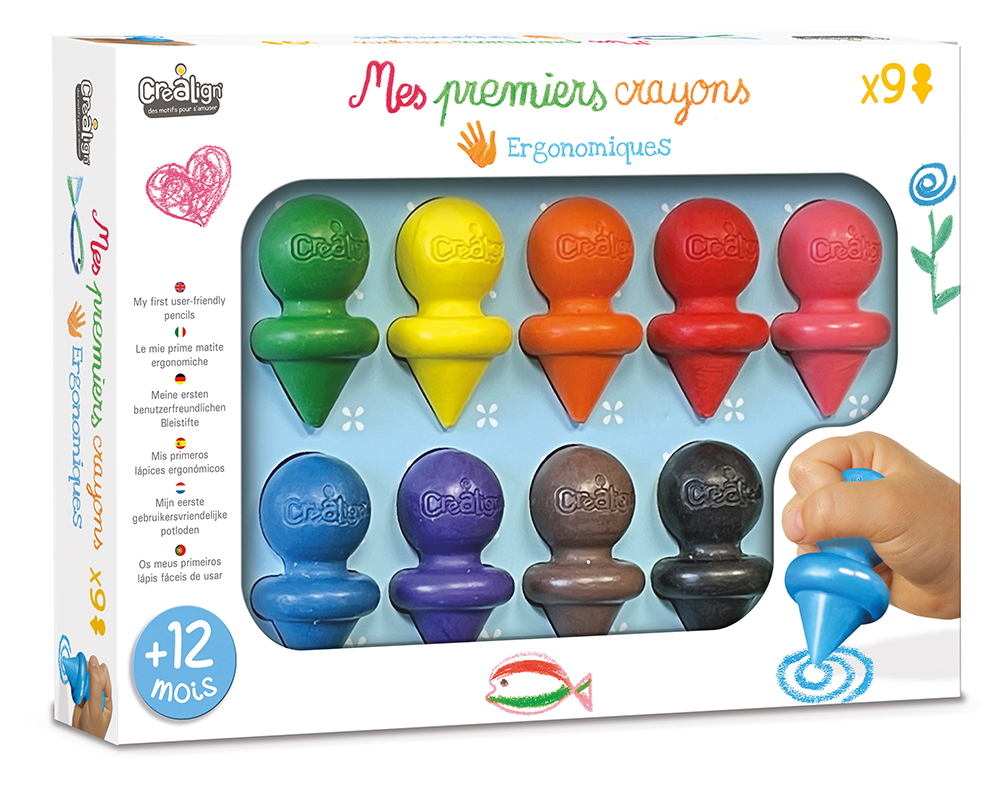 Moje prvé voskovky 9 ks