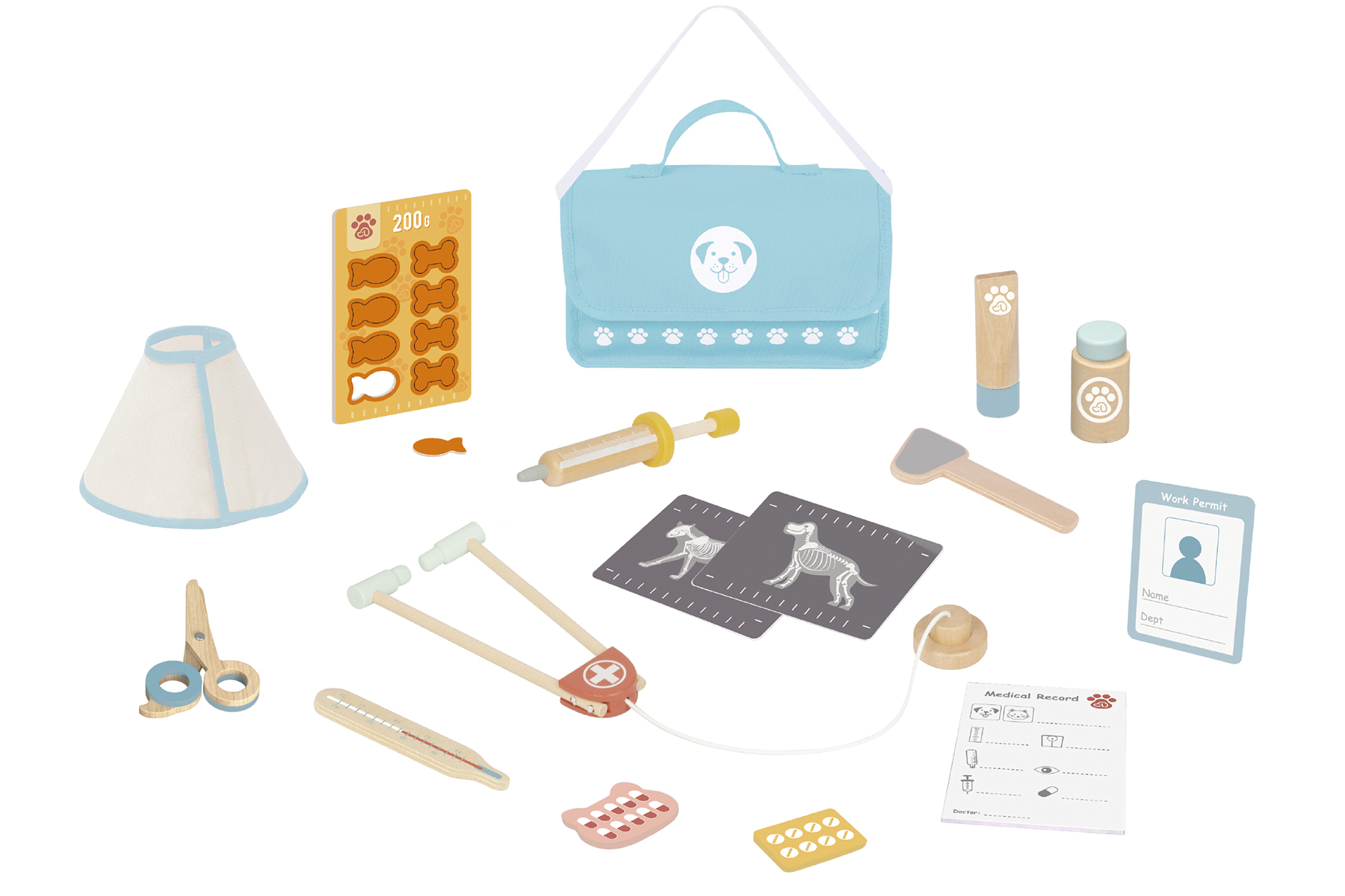 Veterinárna sada v taštičke 16 ks