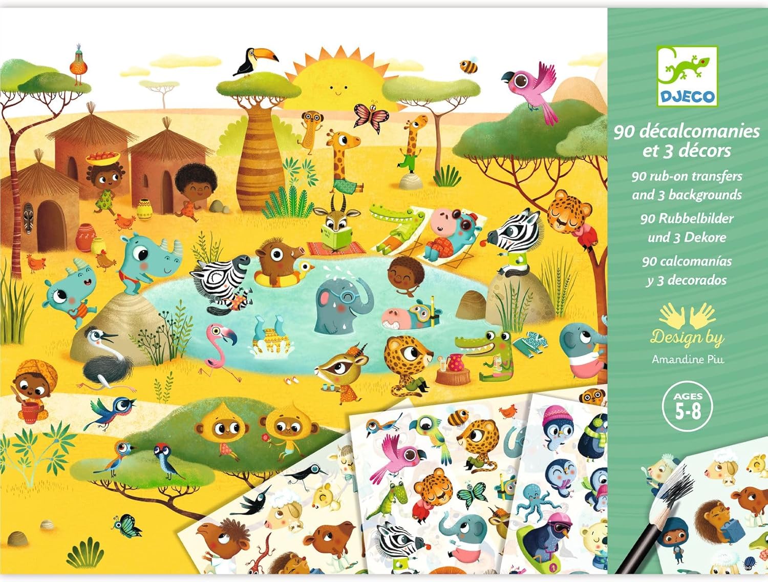 Obtlačky Zvieratká