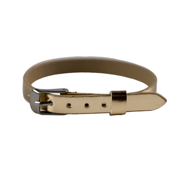 Zlatý náramok na prívesky METALIC