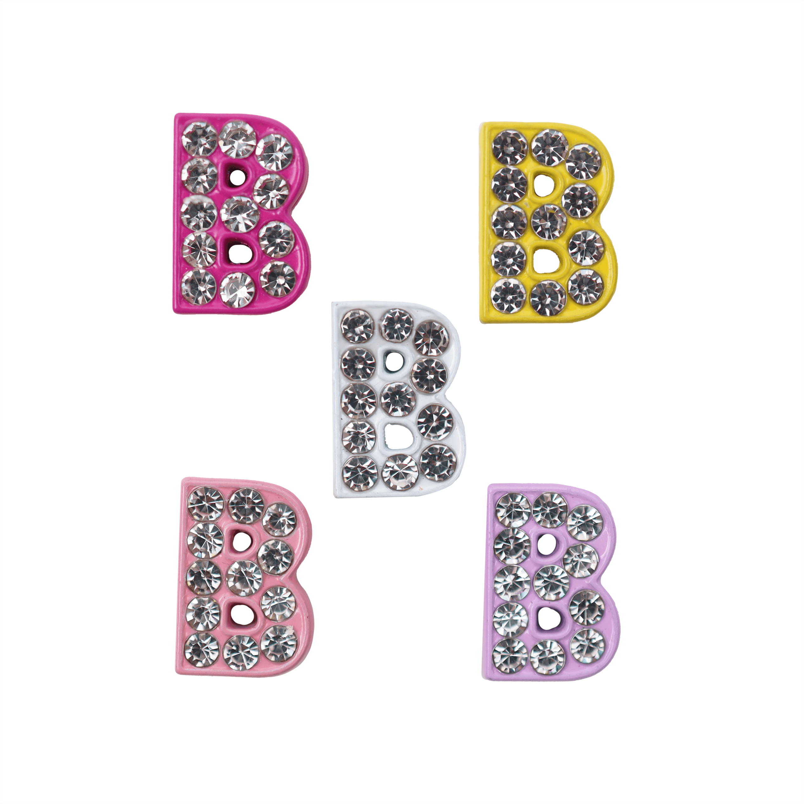 Písmeno B Prívesok na náramok 10 ks