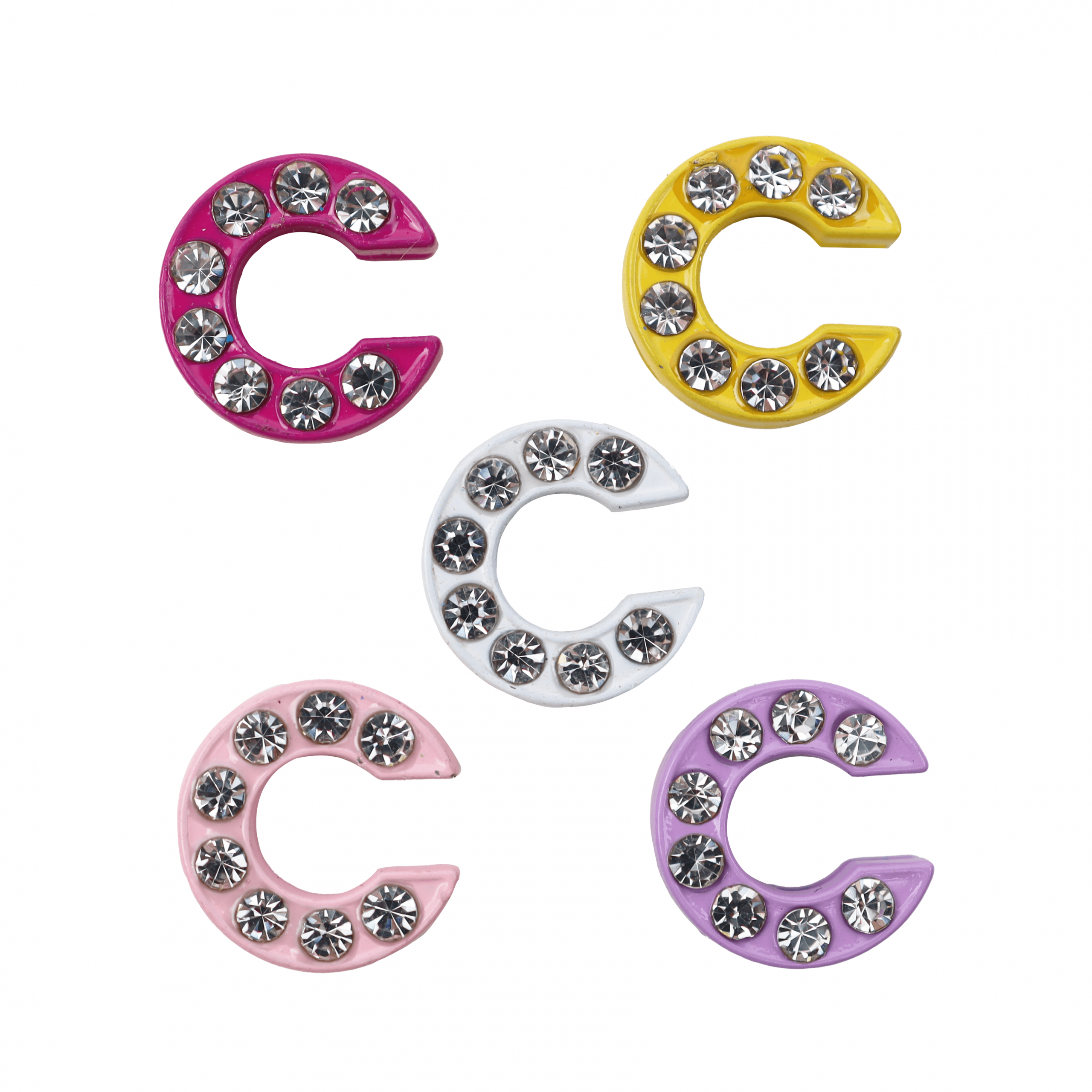 Písmeno C Prívesok na náramok 10 ks