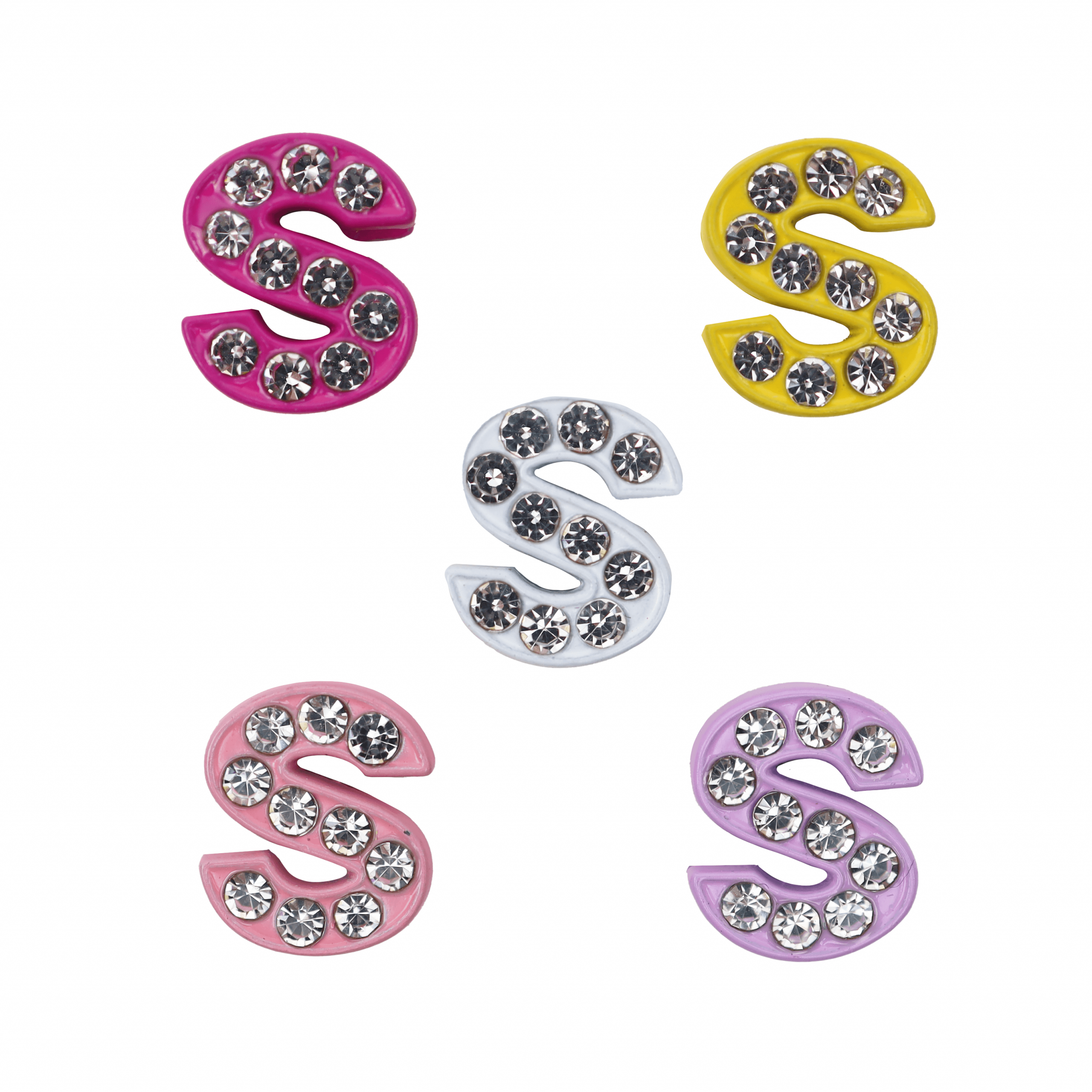 Písmeno S Prívesok na náramok 10 ks