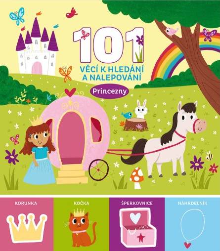 Princezny - 101 věcí k hledání a nalepování