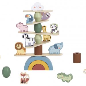 Balančná hra Zvieratá Pastel