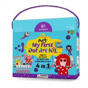 Veľká kreatívna sada 4 v 1 Farby v tube