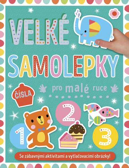 Čísla - Velké samolepky pro malé ruce