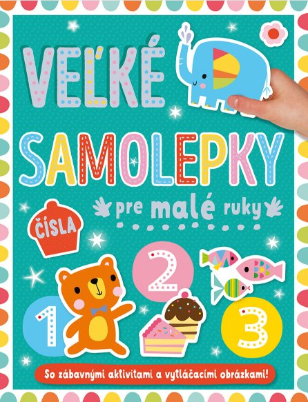 Čísla - Veľké samolepky pre malé ruky