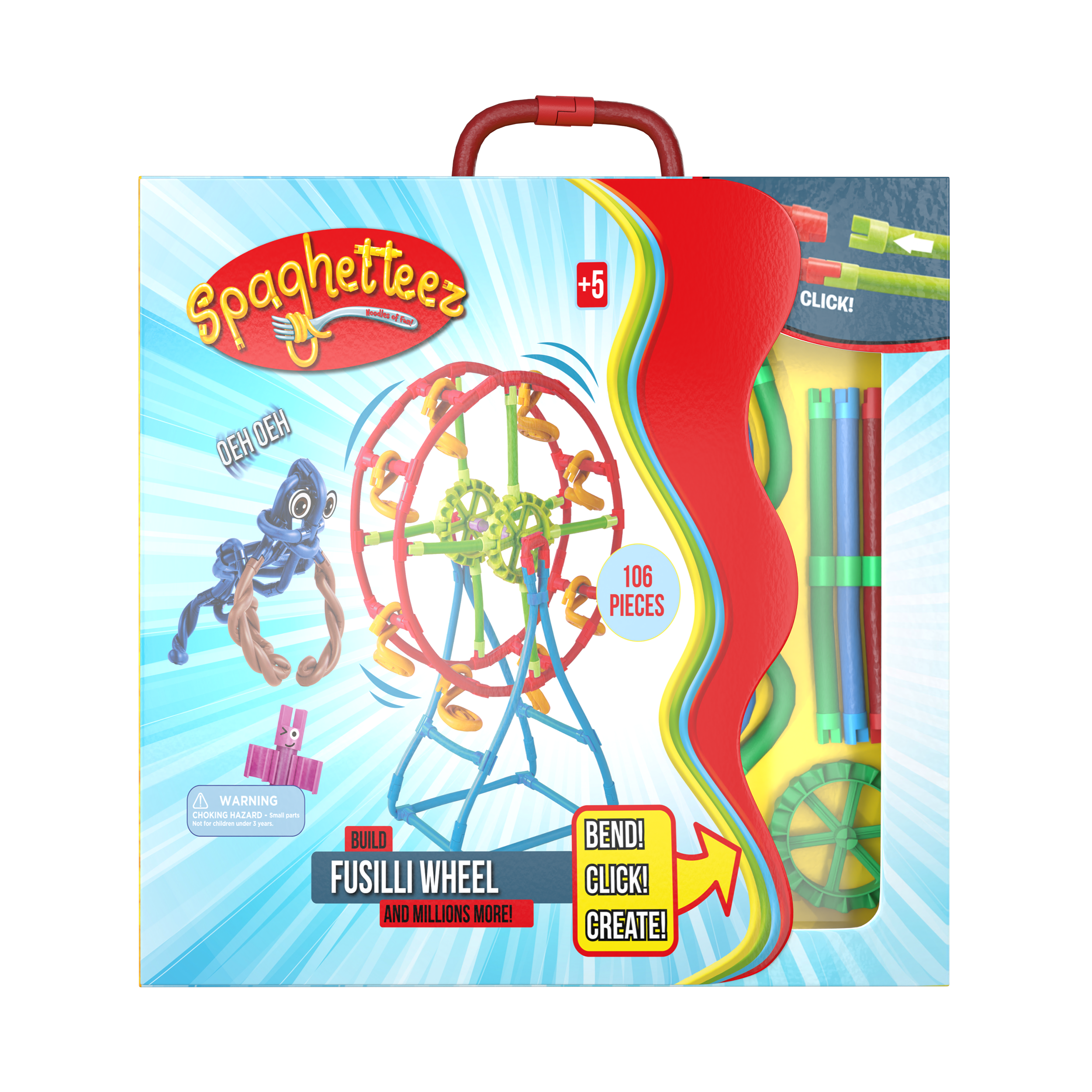 Kreatívna stavebnica Spaghetteez 100 ks