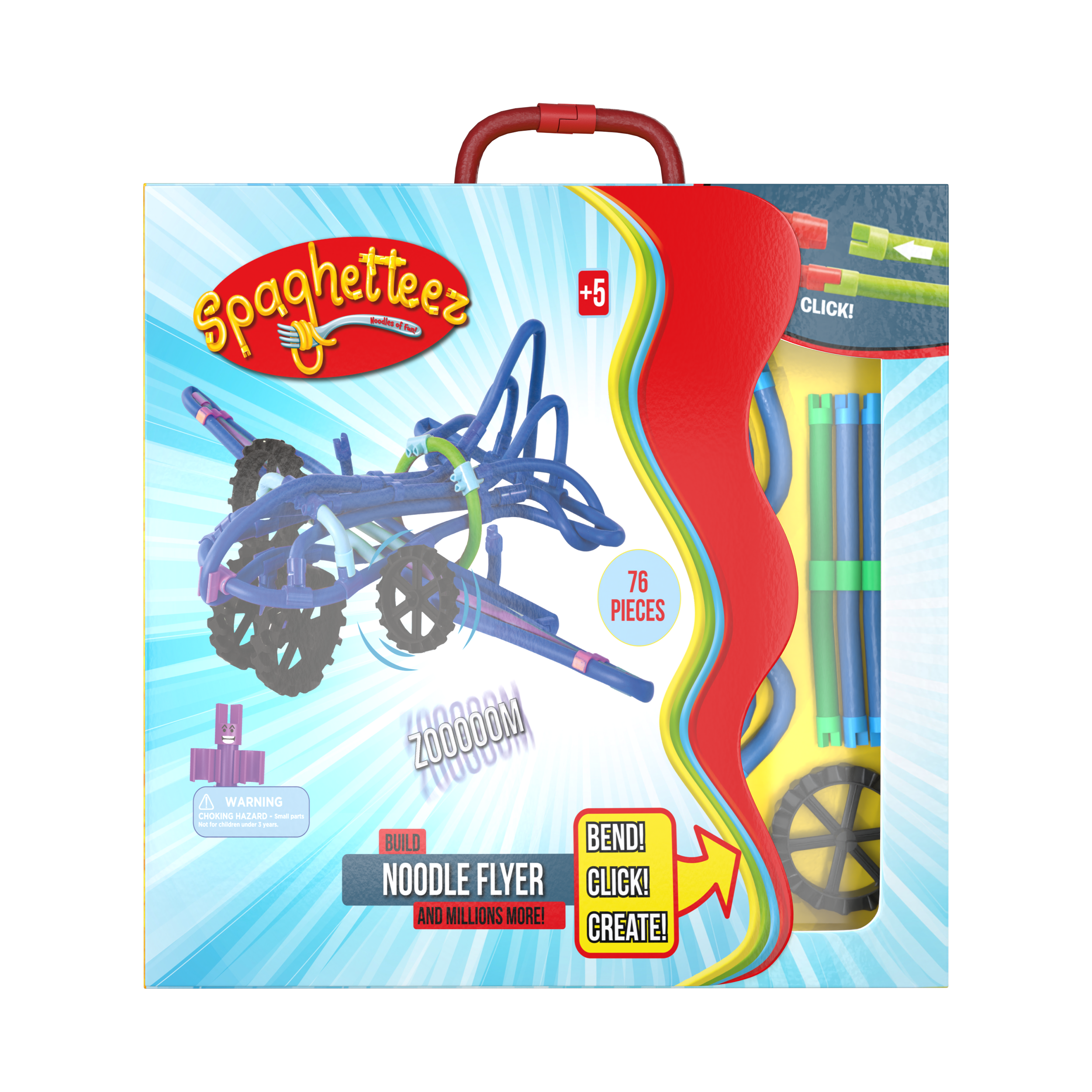 Kreatívna stavebnica Spaghetteez 76 ks