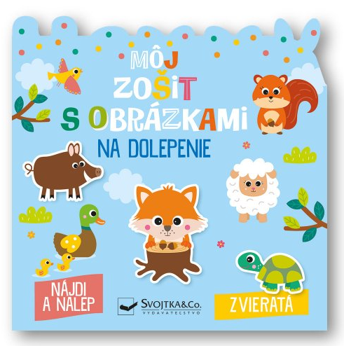 Môj zošit s obrázkami na dolepenie - Zvieratá