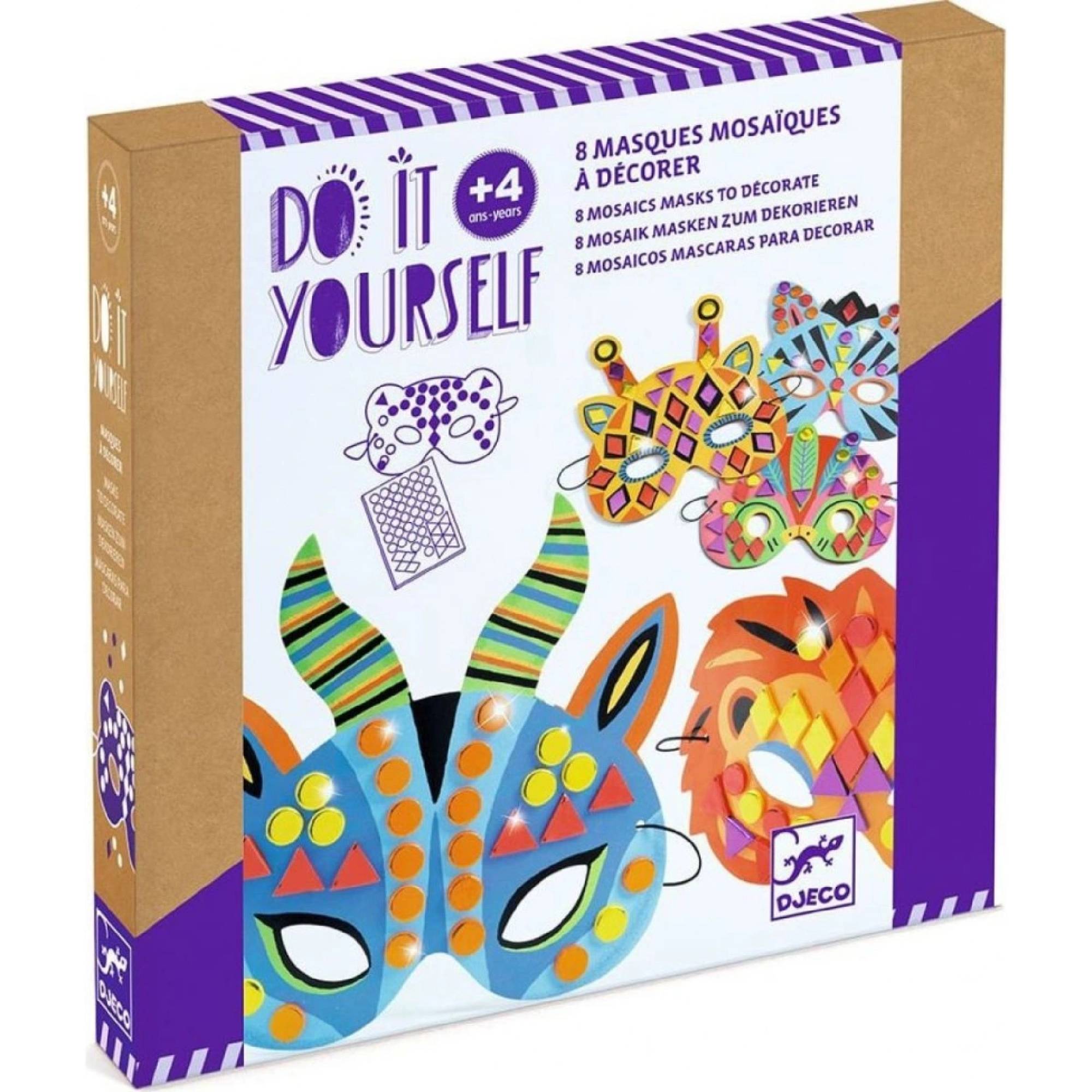 DIY Vyrob si sám Masky Zvieratá z džungle