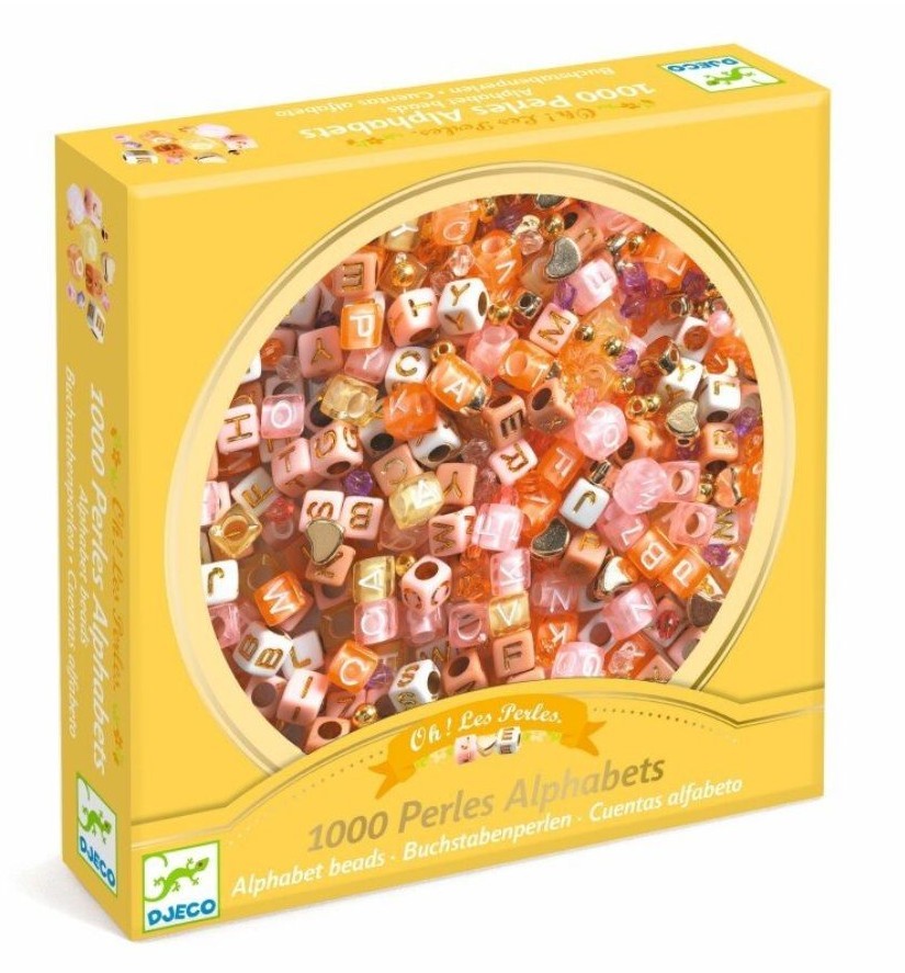 Korálky Písmená Zlaté