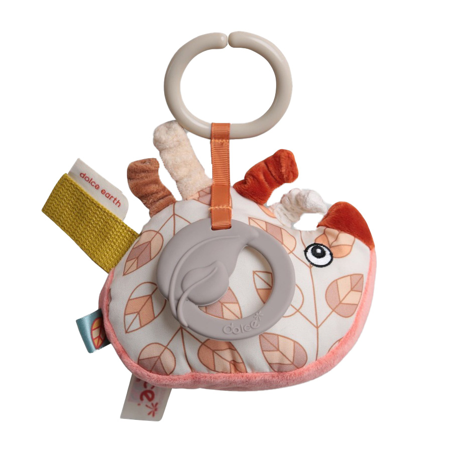 Závesná senzorická hračka s hryzátkom Ježko