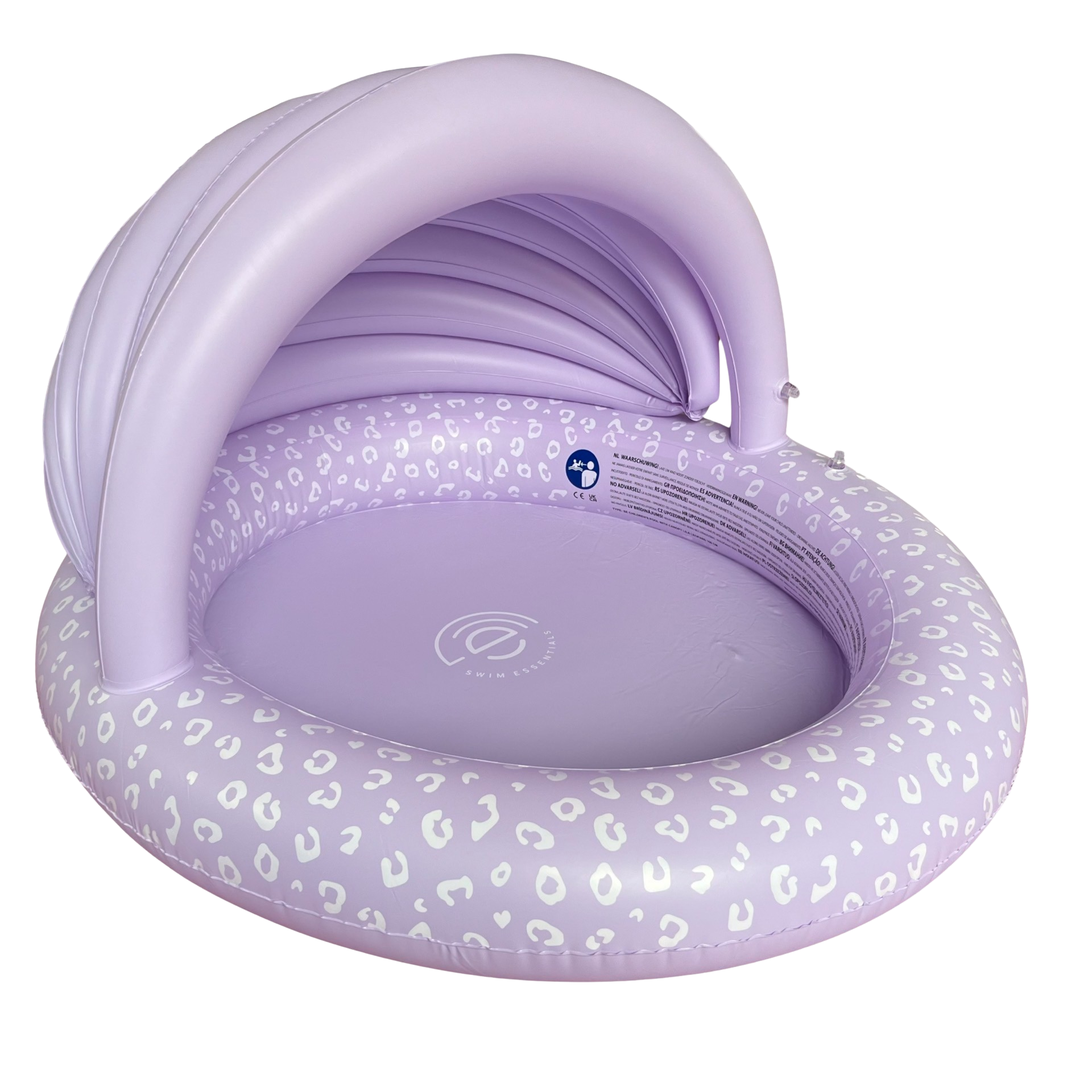 Nafukovací bazén so strieškou Lila Leopard 100 cm
