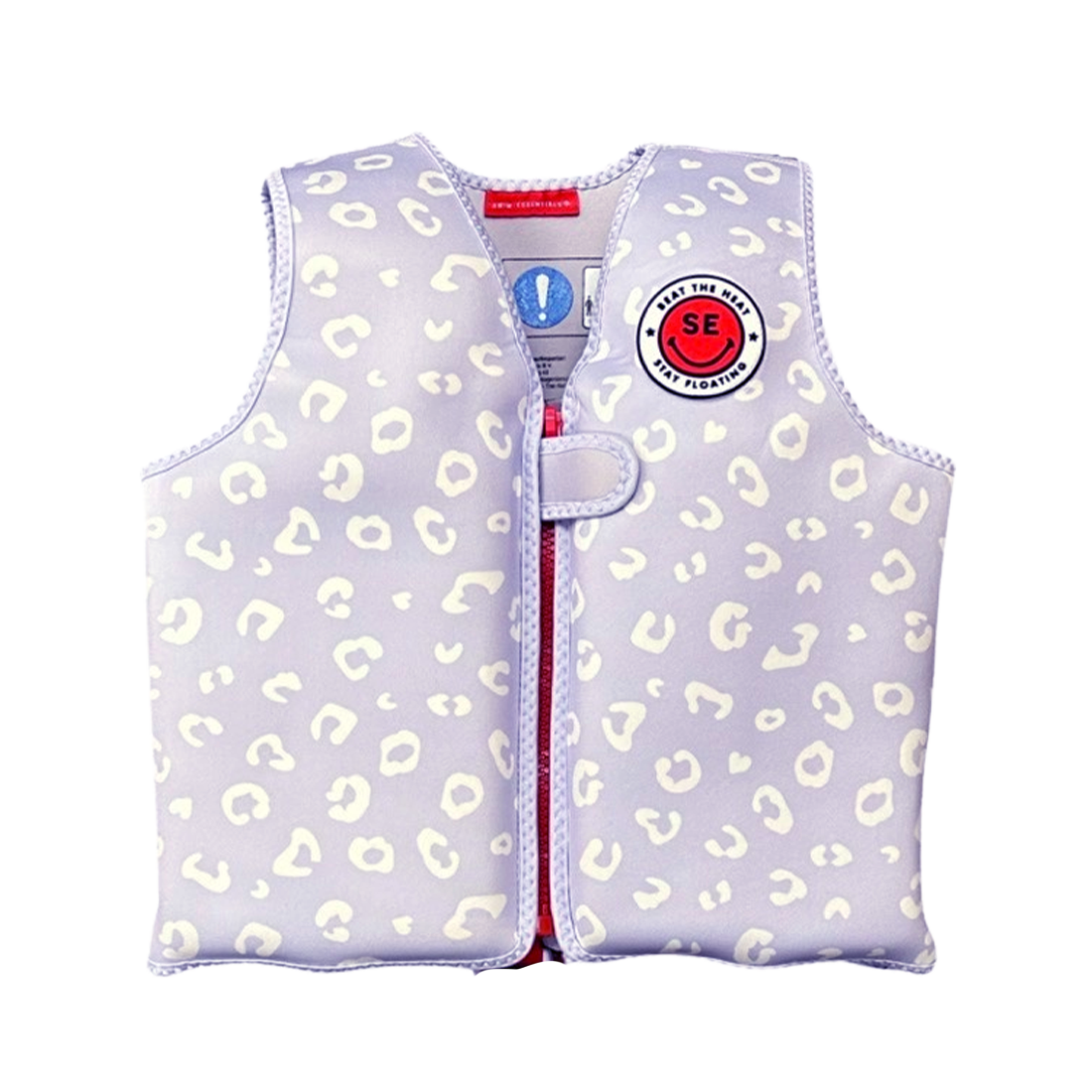 Plávacia vesta pre deti Leopard Lila 3–5 rokov