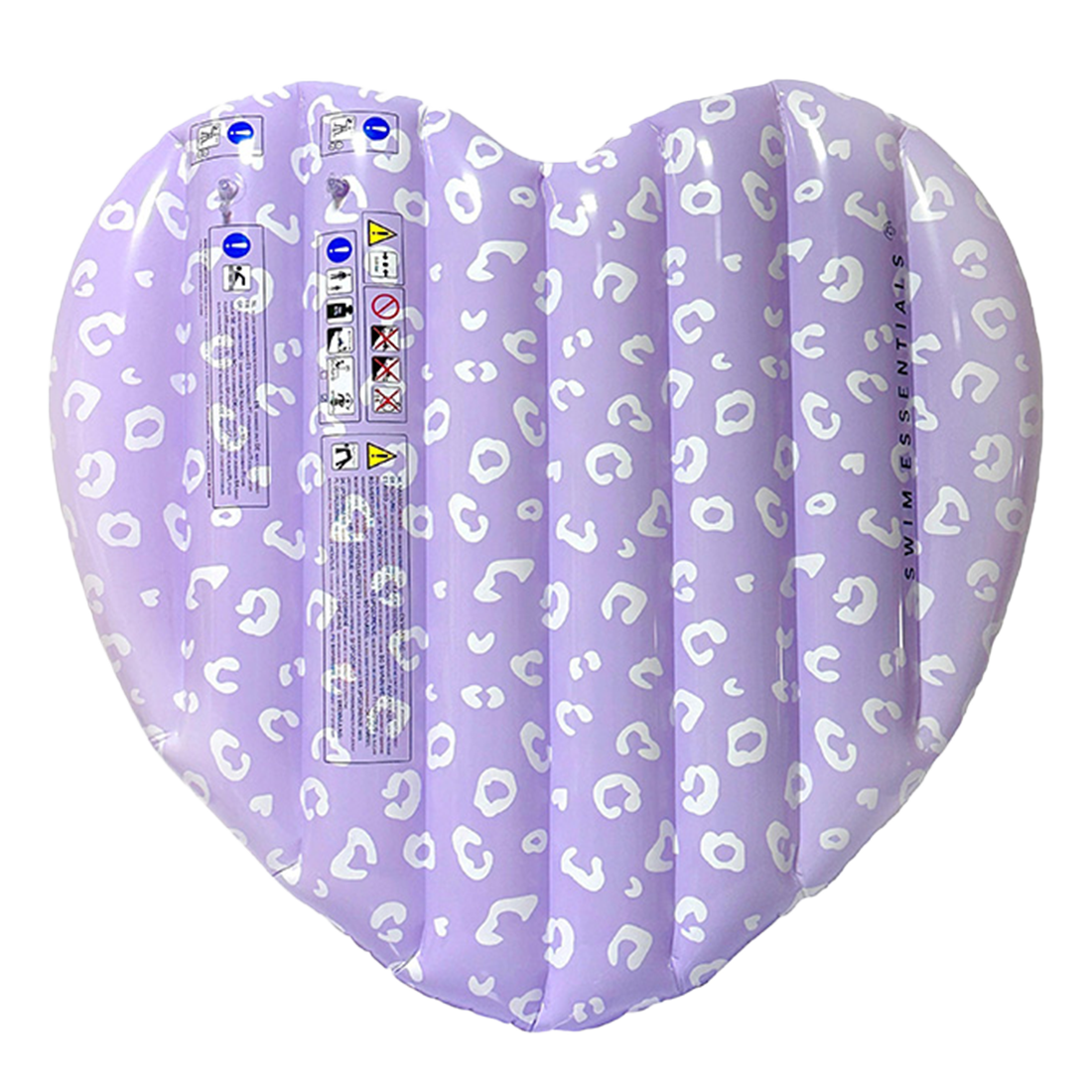 Nafukovačka Srdce Lila Leopard