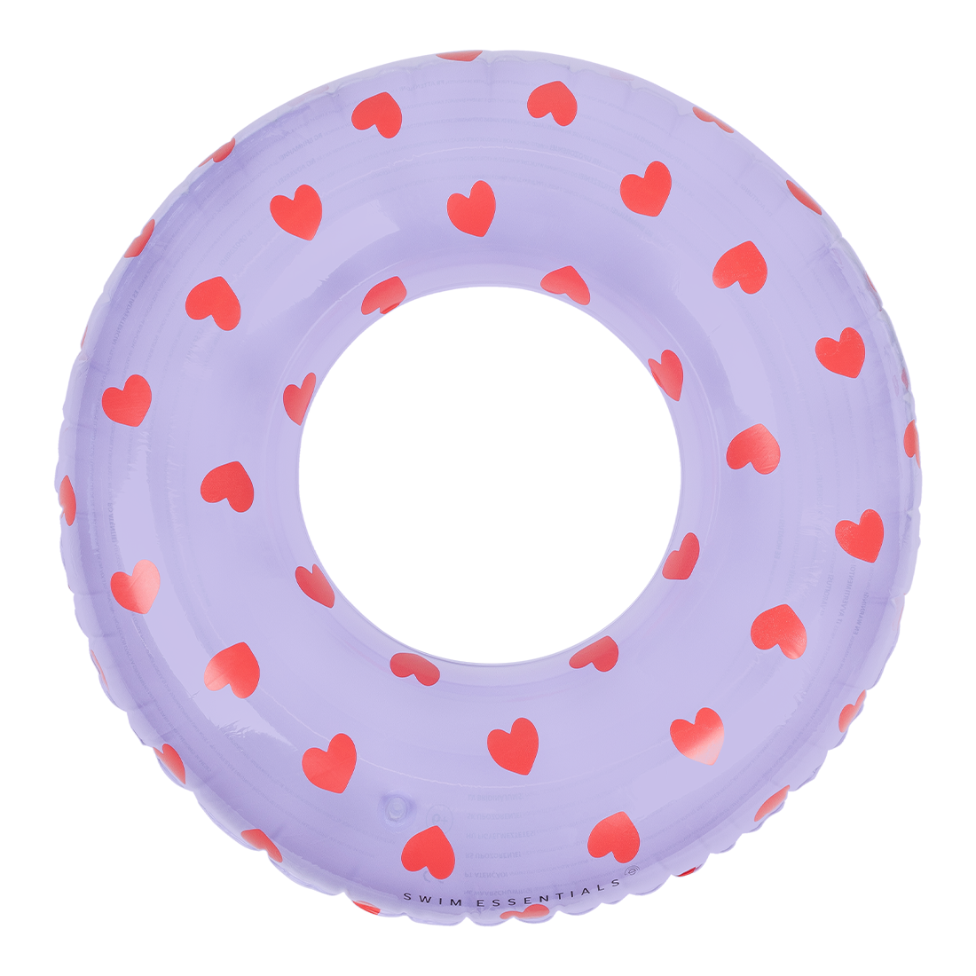 Nafukovacie koleso Hearts transparent 90 cm