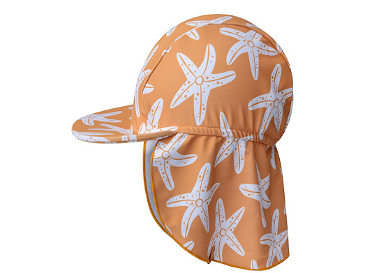 Plavkový klobúk s ochranou krku UPF 50+ Sea Star