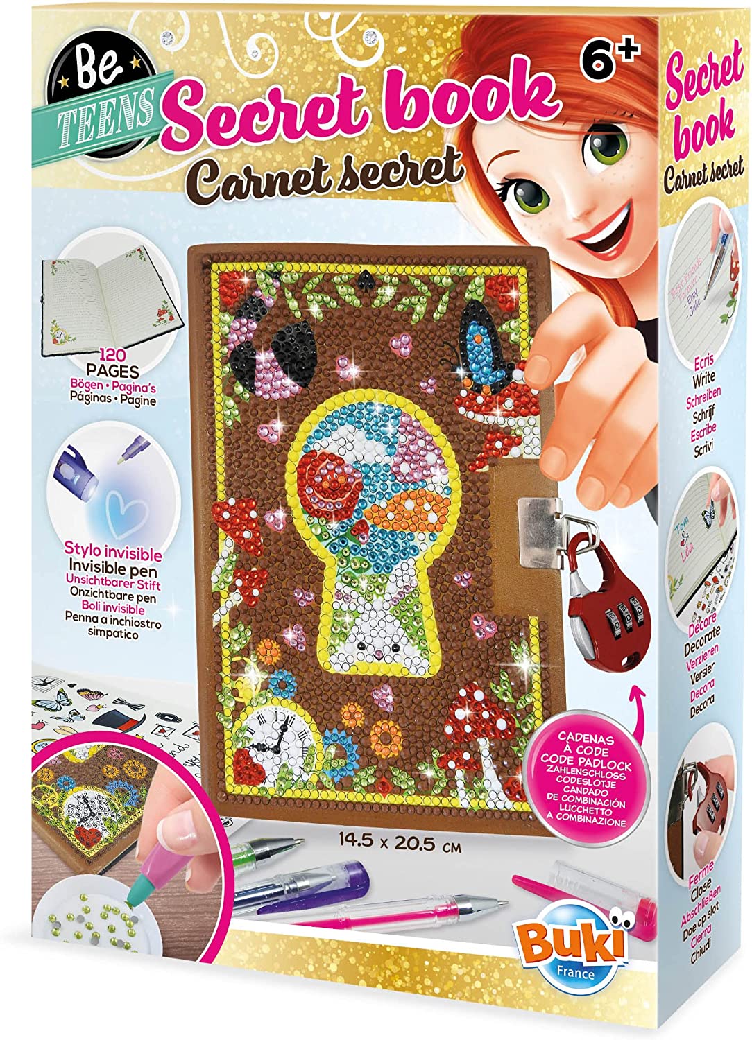 Tajný zápisník so zámkom