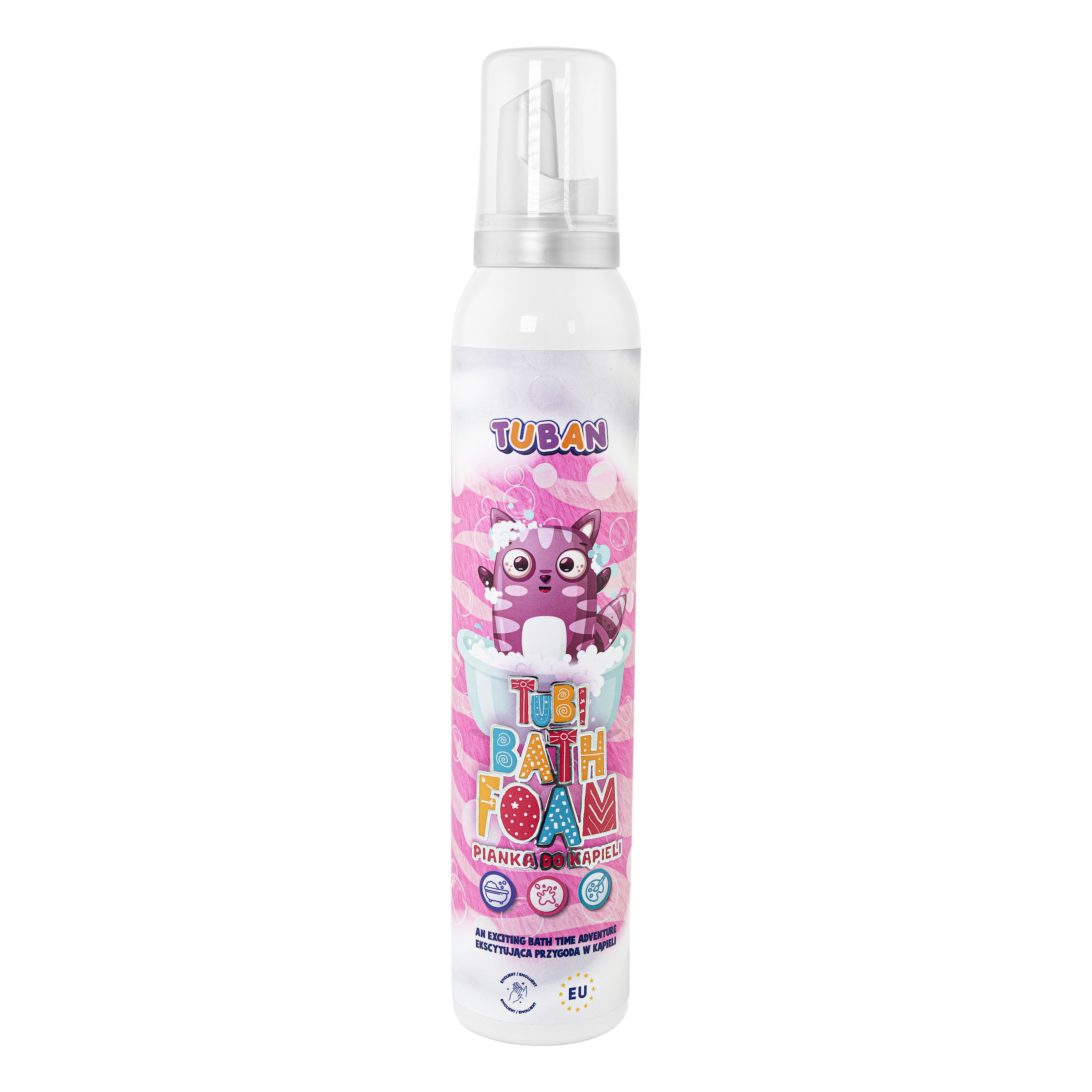 Tubi Senzorická pena Ružová 200 ml