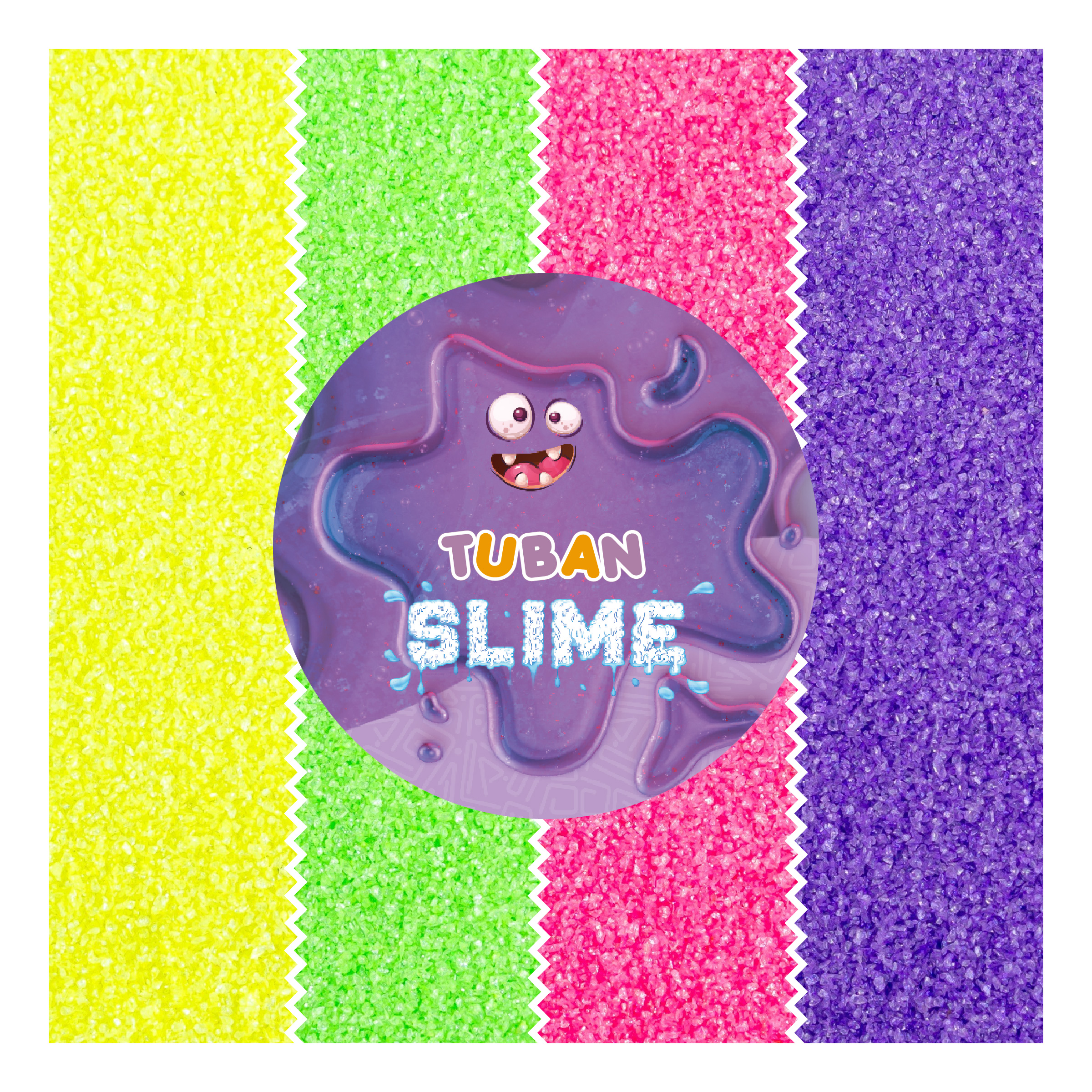 Minerálne trblietky Neónové 4 ks