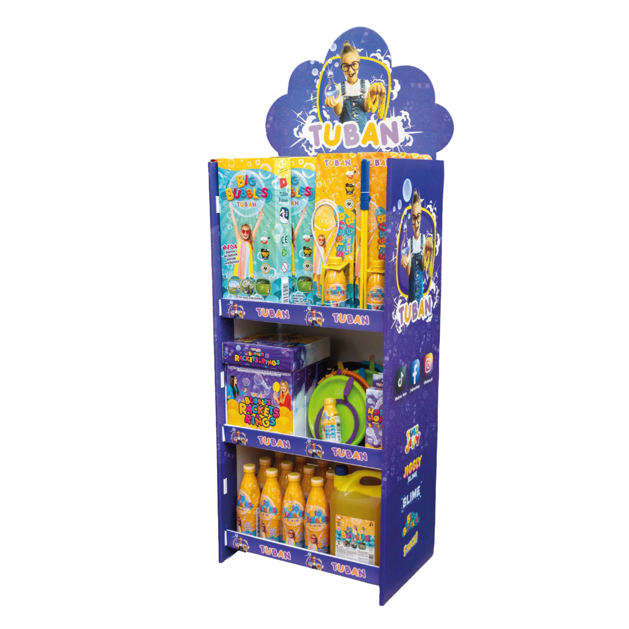 Display vysoký na produkty TUBAN