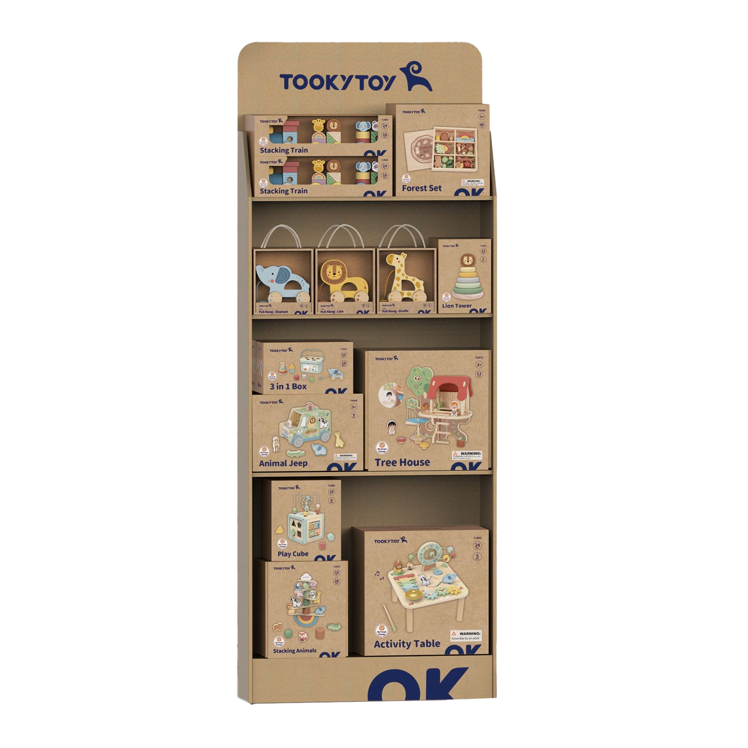 Display veľký na produkty Tooky Toy