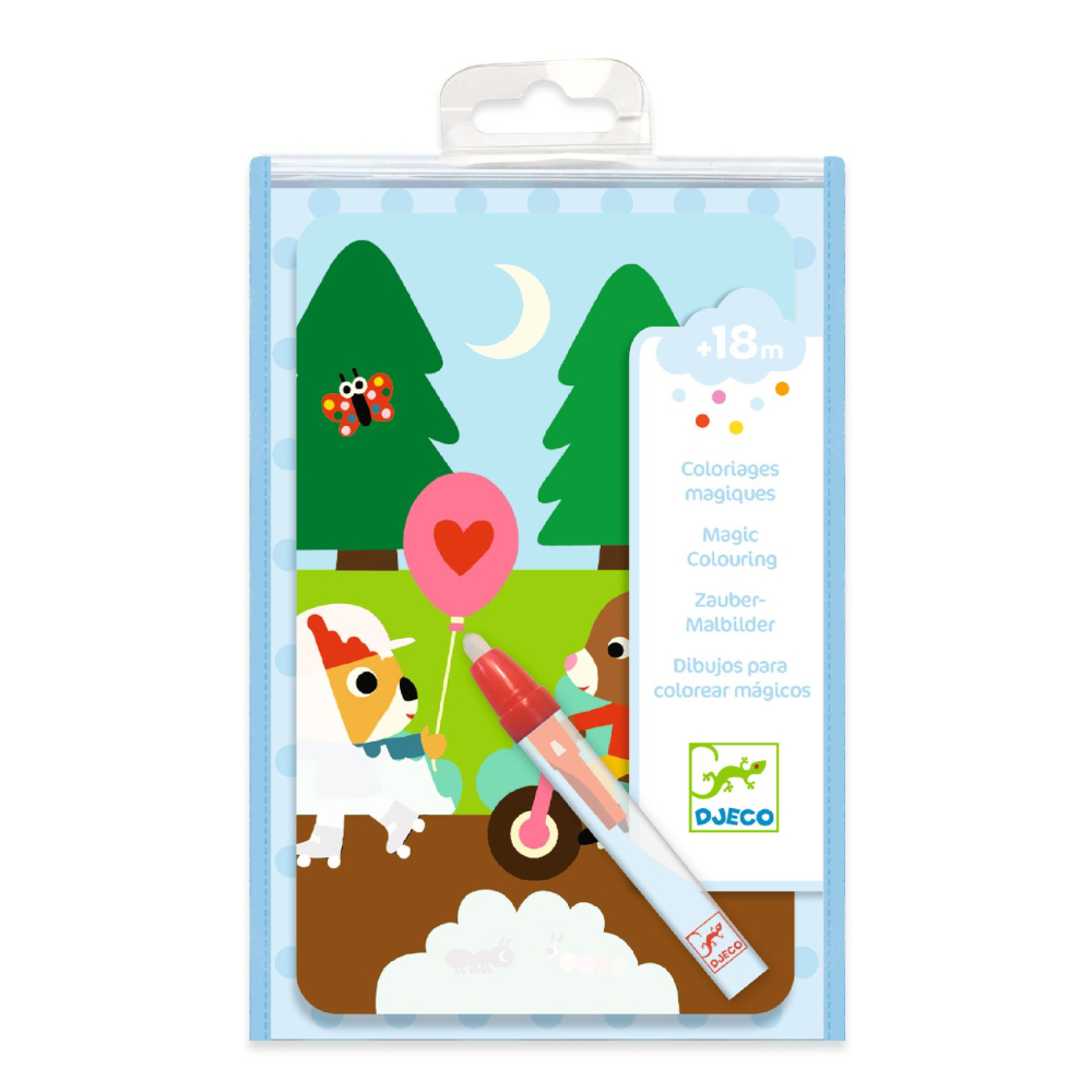 Magické vyfarbovanie vodou V parku