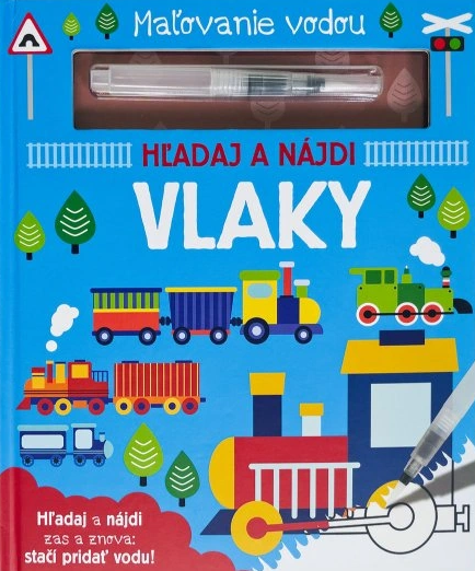 Vlaky - Maľovanie vodou