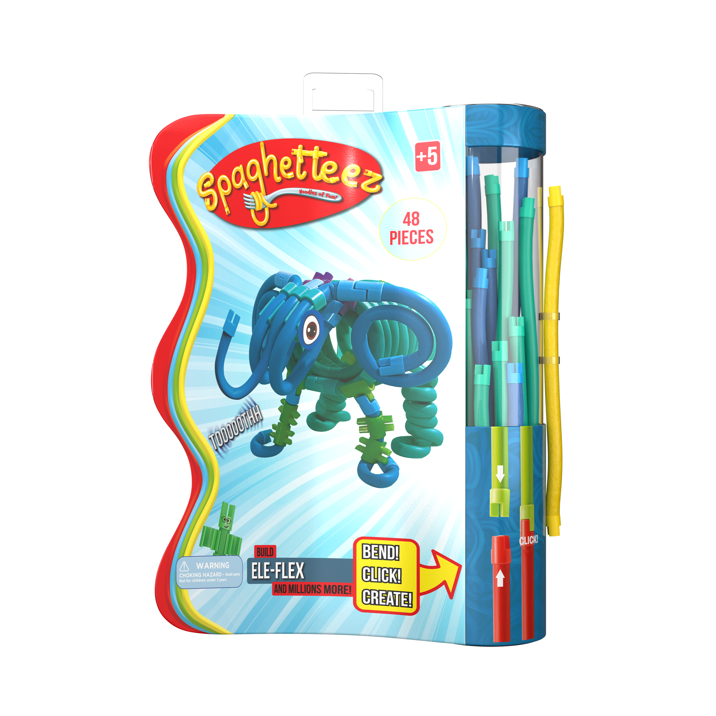 Kreatívna stavebnica Spaghetteez 48 ks