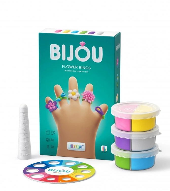 Hey Clay Bijou kvetinové prstienky