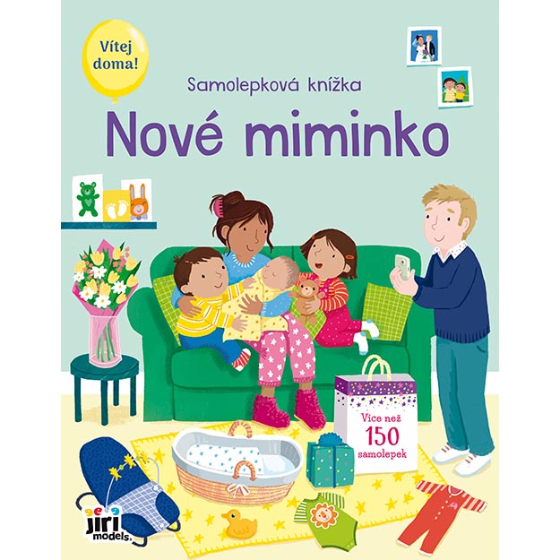 Nové miminko Samolepková knížka