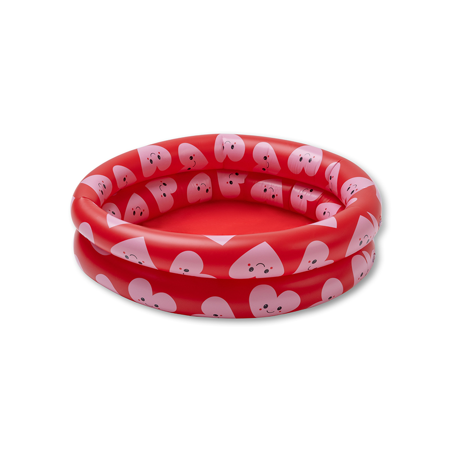Nafukovací bazén pre deti Hearts Red 60 cm