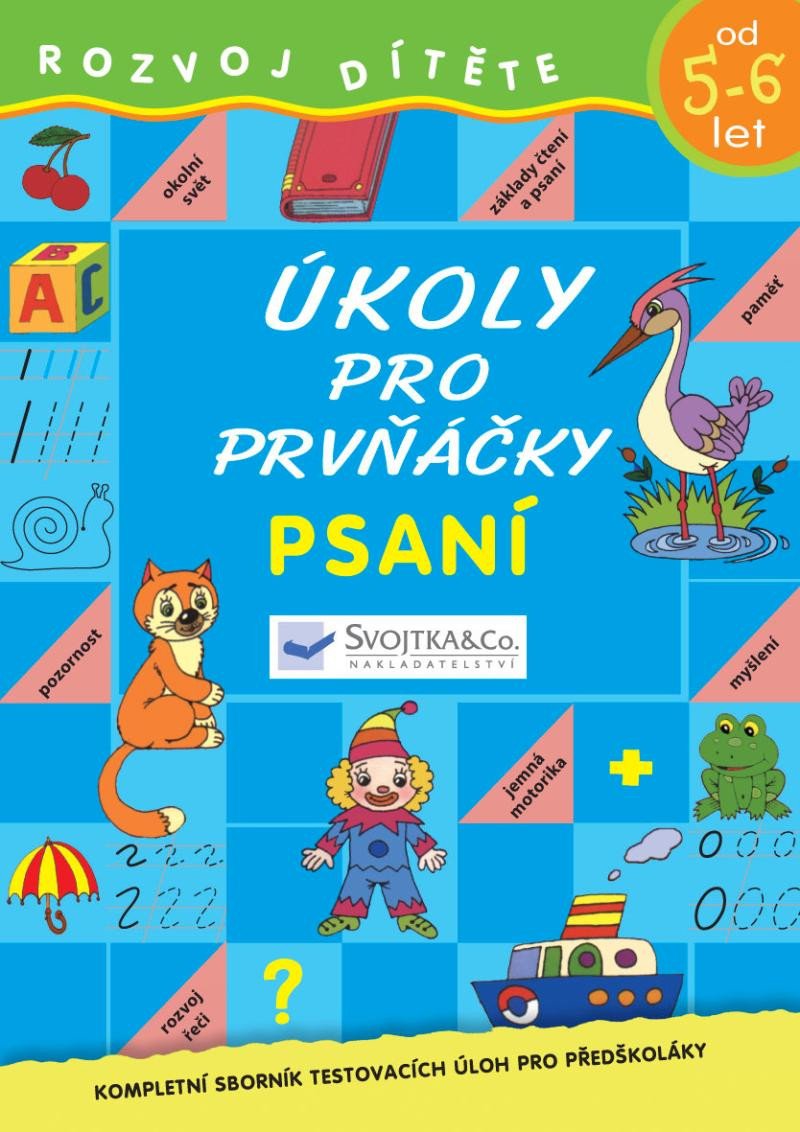 Úkoly pro prvňáčky Psaní od 5-6 let