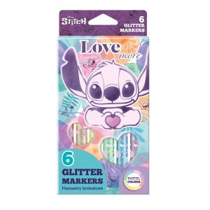 Trblietavé fixky Stitch Pastel 6 ks