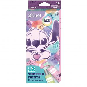 Temperové farby Stitch Pastel 12 ks