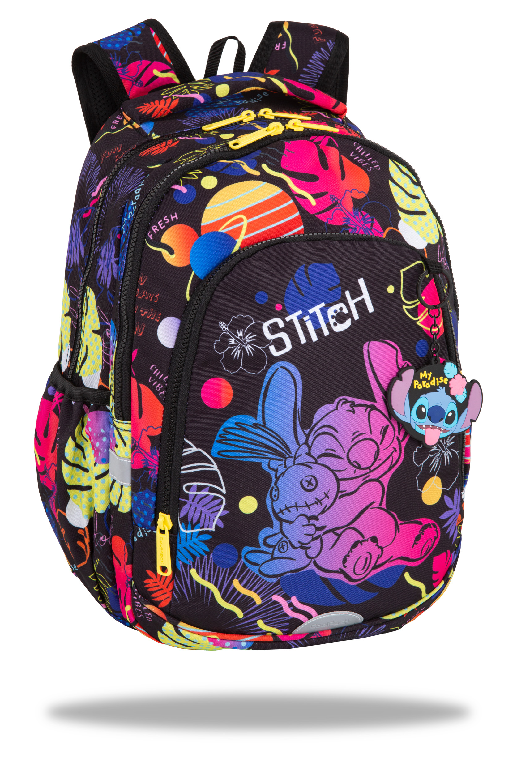 Školská taška Prime 41 cm Stitch Black