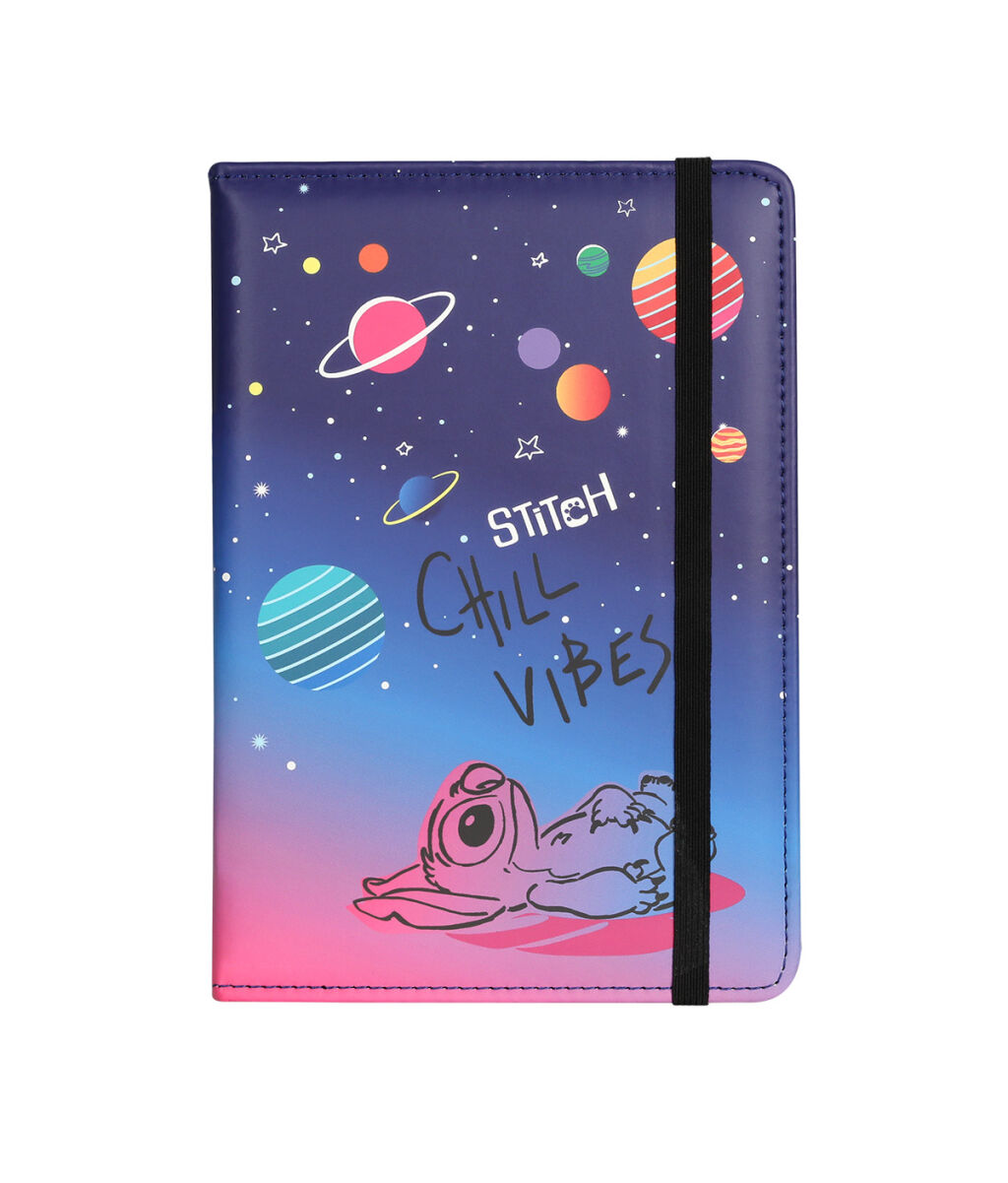 Zápisník Chill vibes A5 Stitch Black