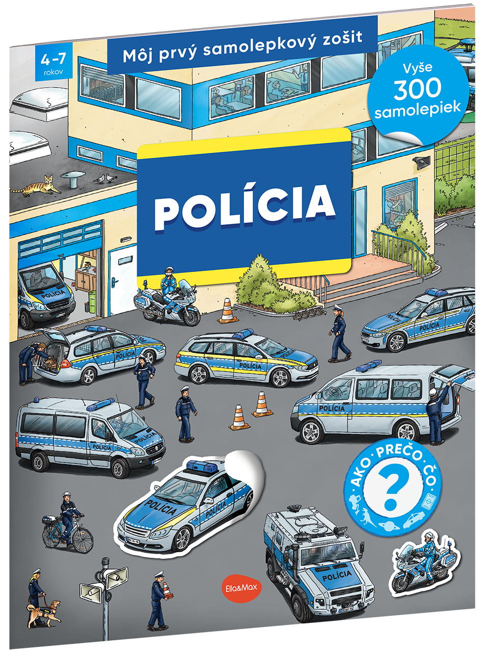 Môj prvý samolepkový zošit Polícia