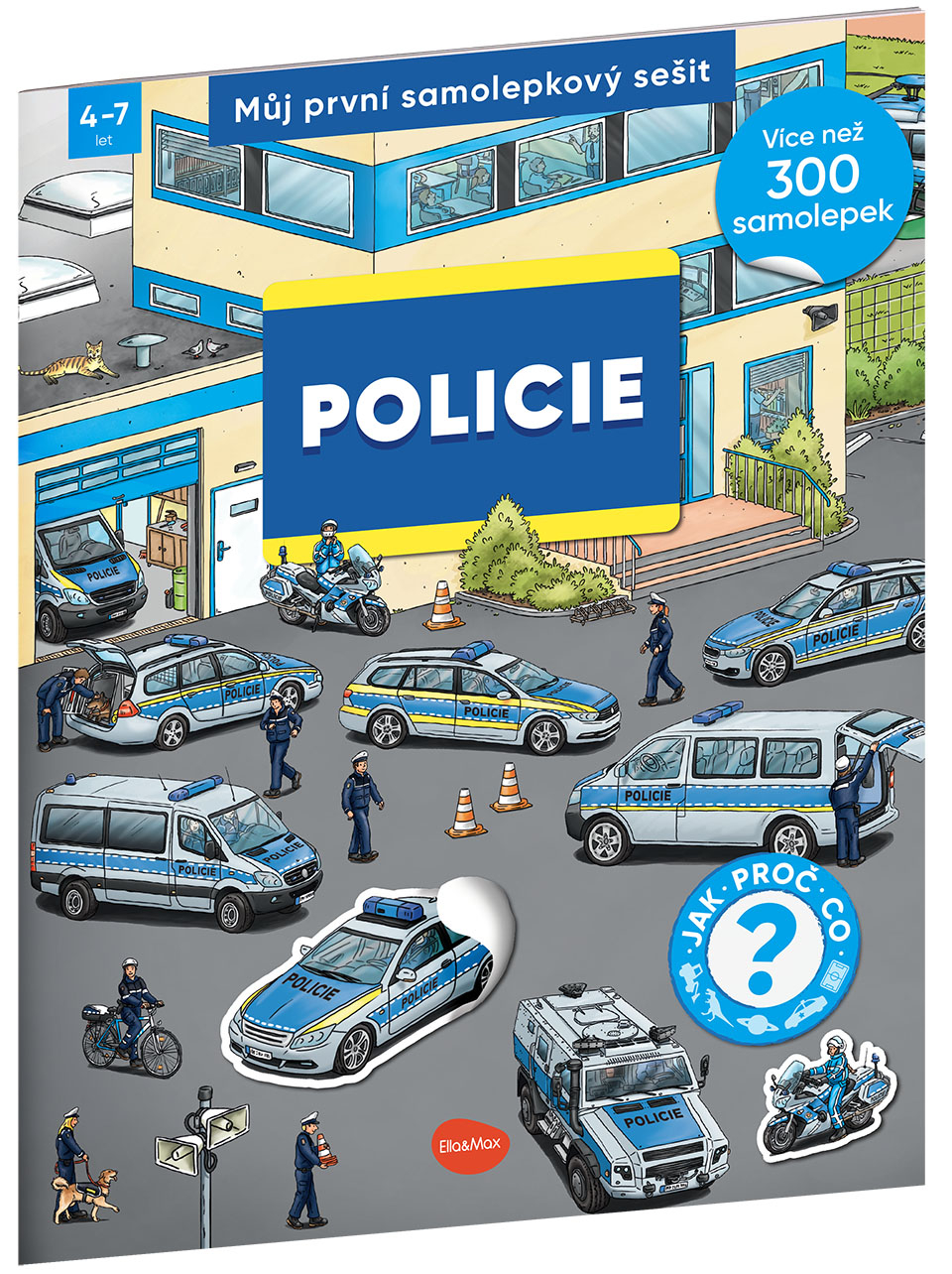 Můj první samolepkový sešit Policie