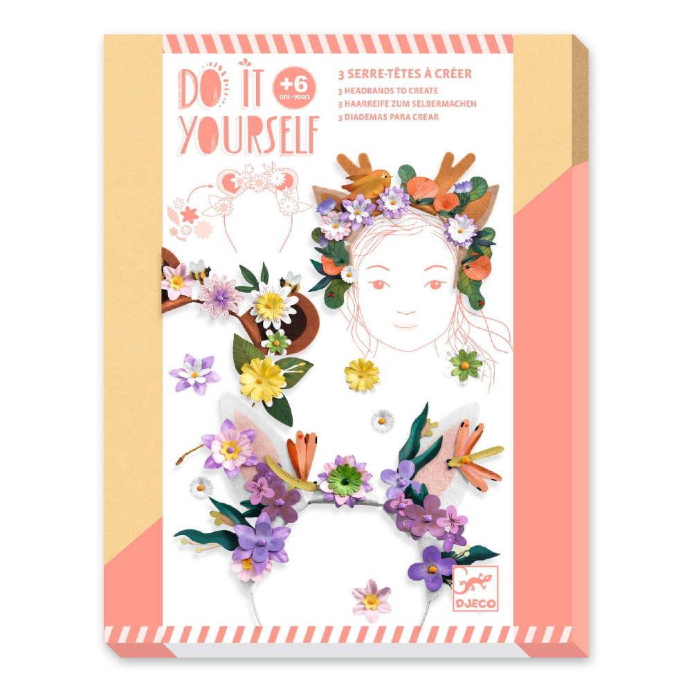 DIY Vyrob si sám Čelenky Kvetinoví priatelia