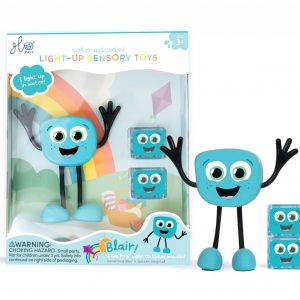 Sada Figúrka Blair a 2 senzorické svietiace kocky do vody