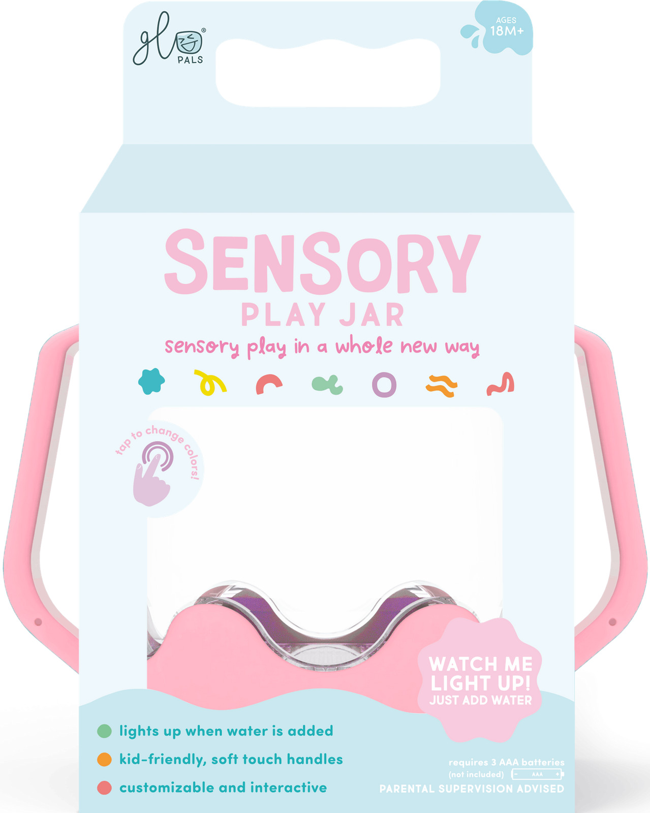 Senzorická fľaša Bubble gum