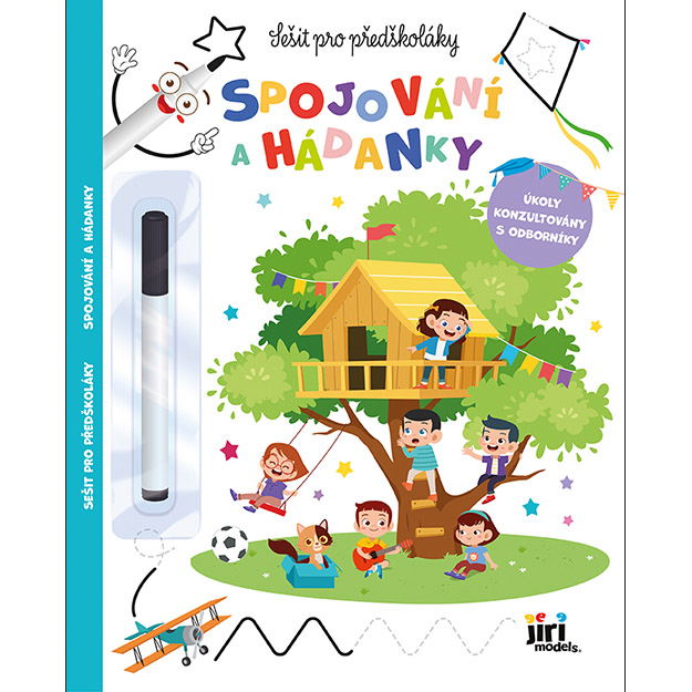 Sešit pro předškoláky Spojování a hádanky