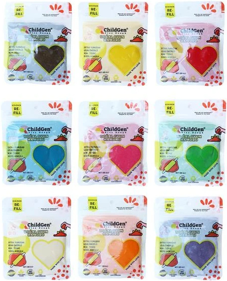 Plastelína Ecopack 9 ks