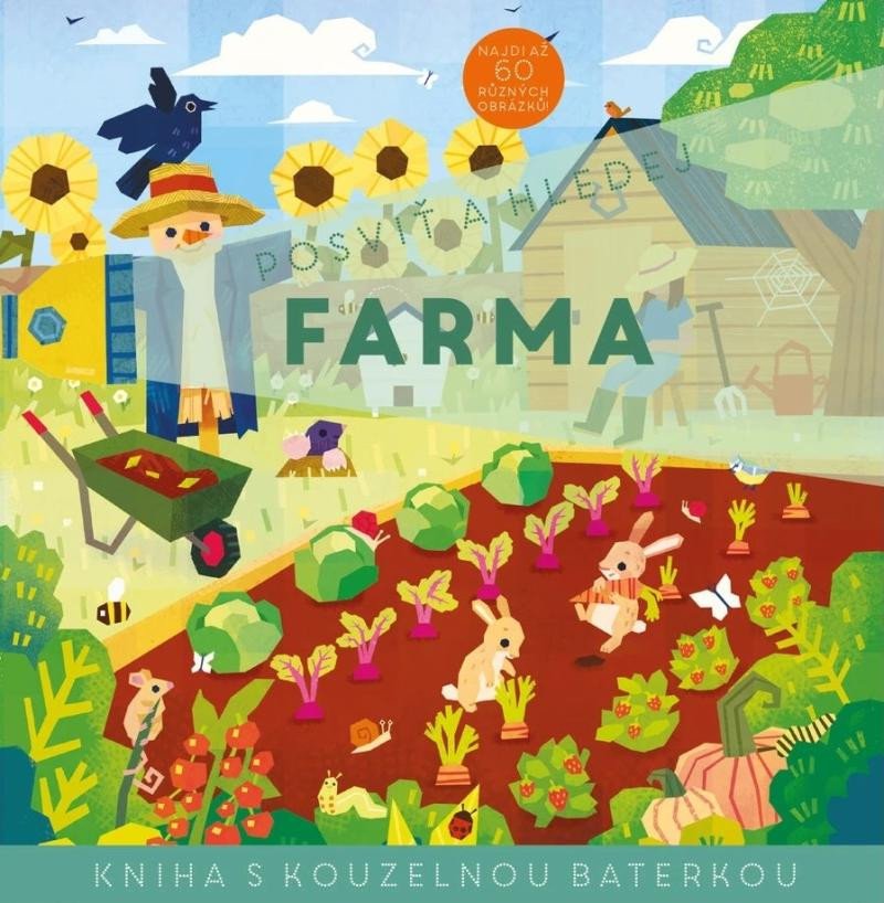 Posviť a hledej Farma Kniha s kouzelnou baterkou