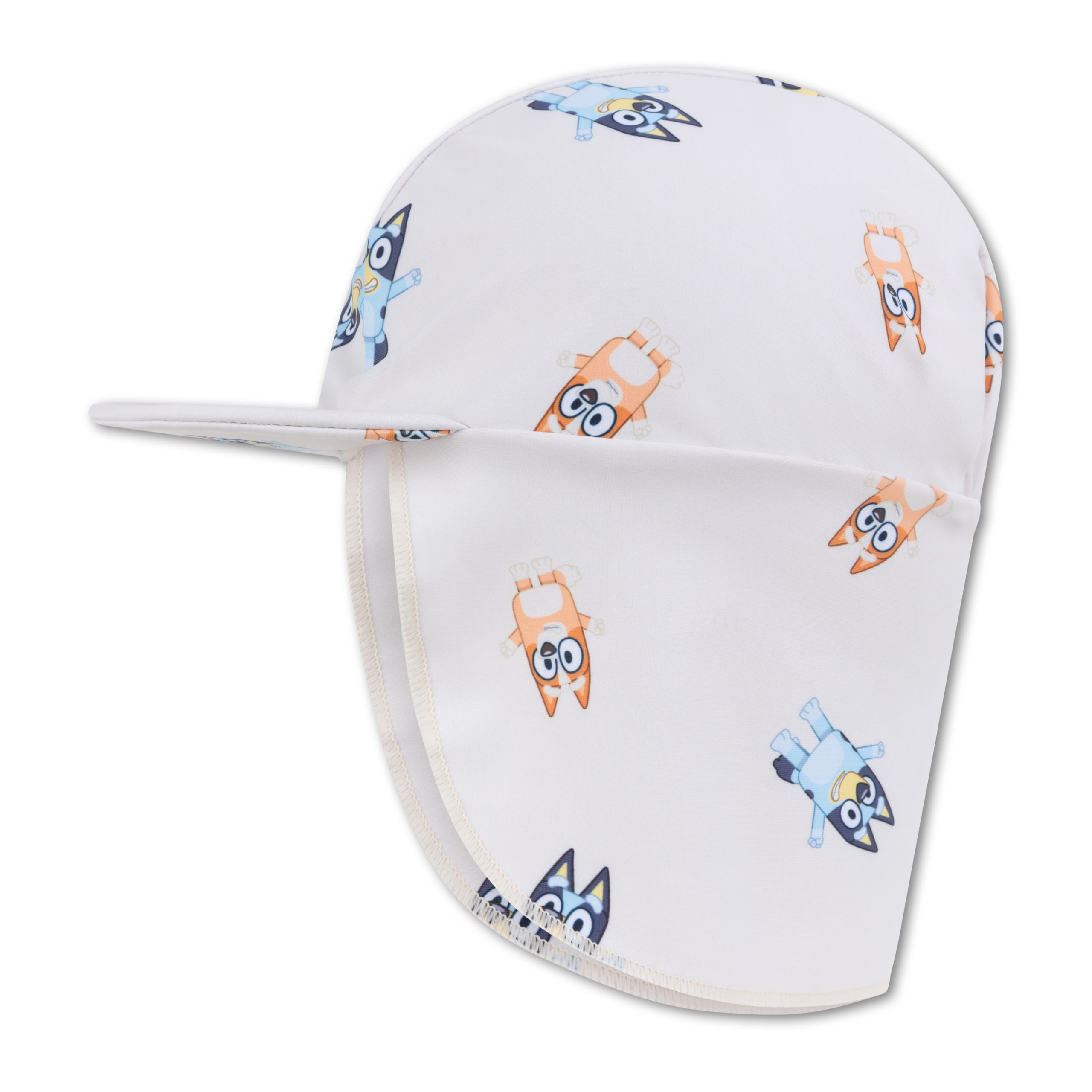Plavkový klobúk s ochranou krku s UPF 50+ Bluey